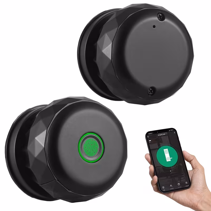 smart fingerprint door lock with app control biometric keyless entry door knob alloy metal for bedroom front door apartment office and hotel Product details 1
