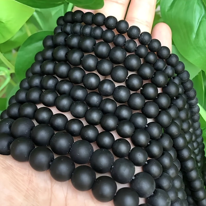 High-quality Matte Obsidian, Accessories, Such As Bracelets And Necklace Ornaments, For Daily Wear, Valentine's Day Gifts