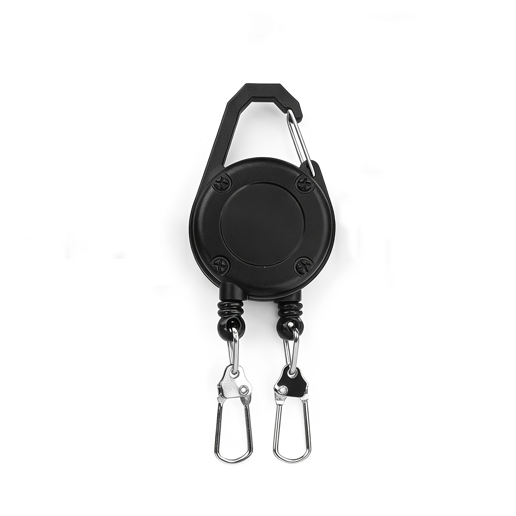 TEMU Porte-clés -perte et -vol 1 pièce/2 pièces, porte-clés à ressort rétractable à double extrémité avec boucle facile à , lanière en corde de nylon