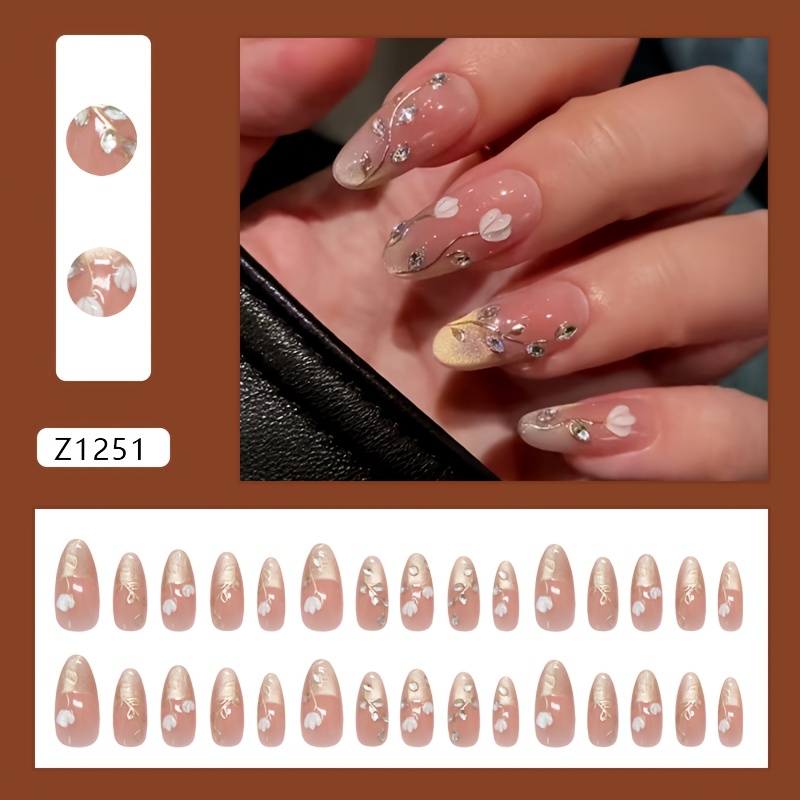 TEMU 3d Cat Eye Glitter Shimmering Sweet Fashionable European And American Detachable Nail Art Stickers