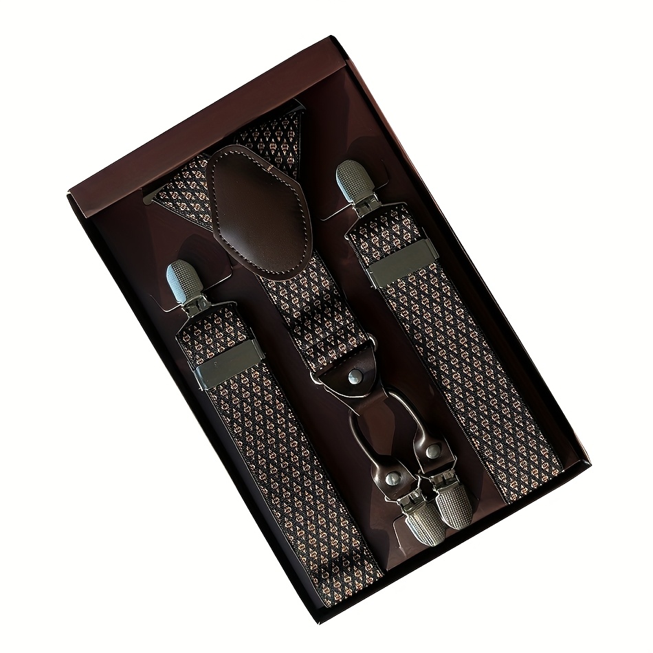 T Tulead 8-Piece Suspenders Buttons - No-Sew Clip-On Bronze Buttons For Pants & Hats