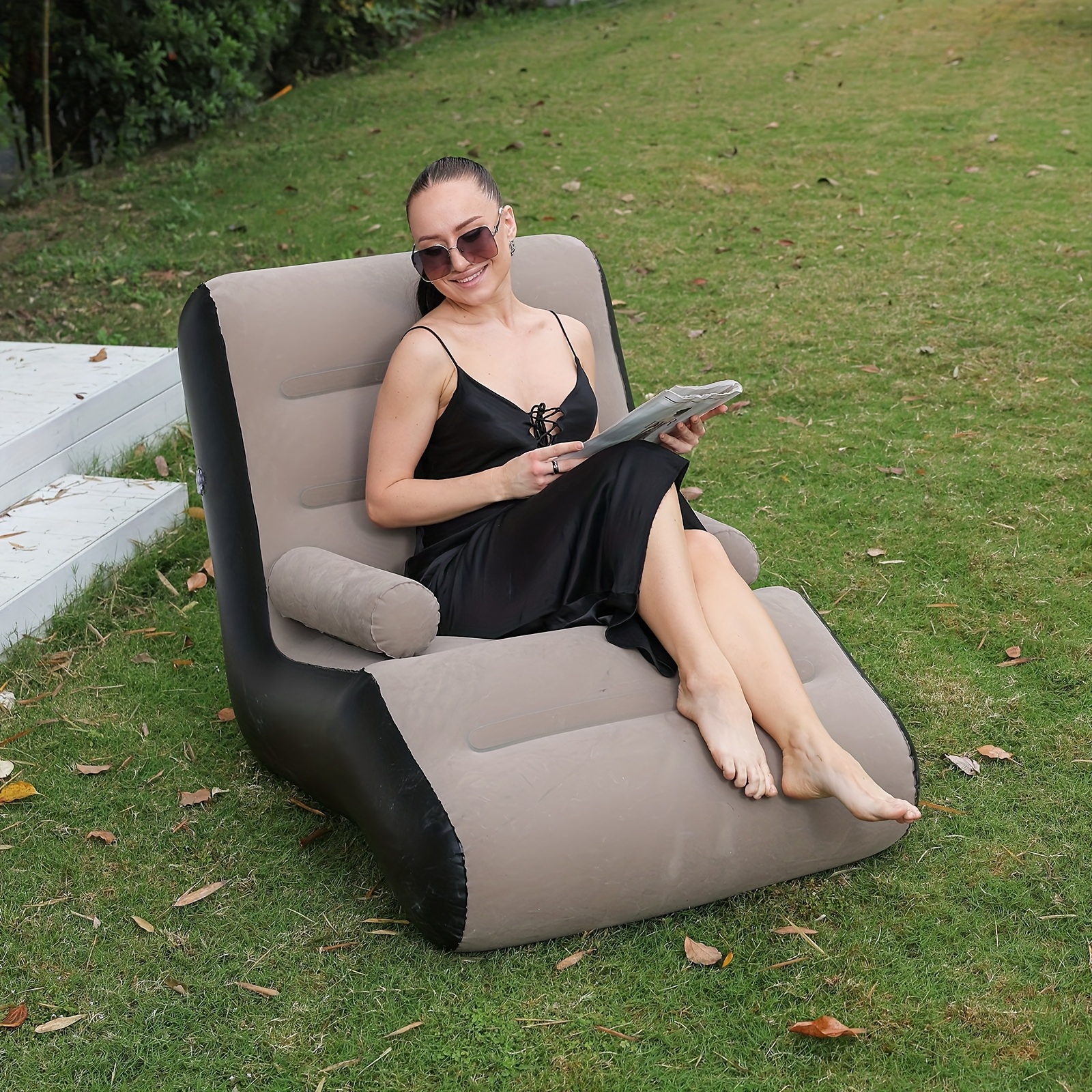 air sofa new portable outdoor inflatable sofa inflatable Temu
