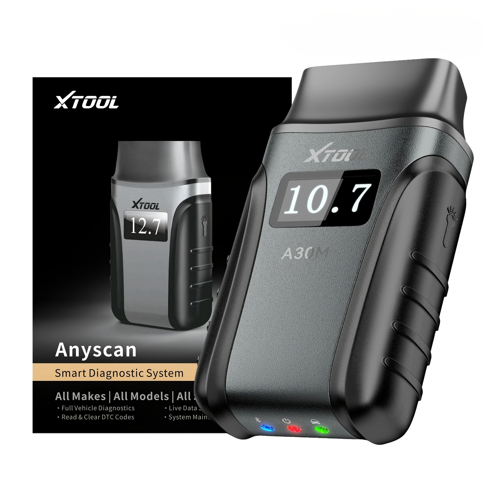XTOOL Anyscan A30M V2.0 (2026) Wireless OBD2 Scanner, 26+ Reset Services, 22 Languages, Bidirectional Full System Diagnostic Tool, FCA, CAN FD Protocol & Lifetime Free Updates