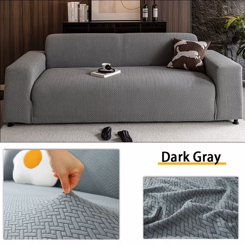 1pc elastic sofa cover minimalist style use machine washable pet friendly elastic home decor suitable for offices bedrooms living rooms and other occasions Product details 9