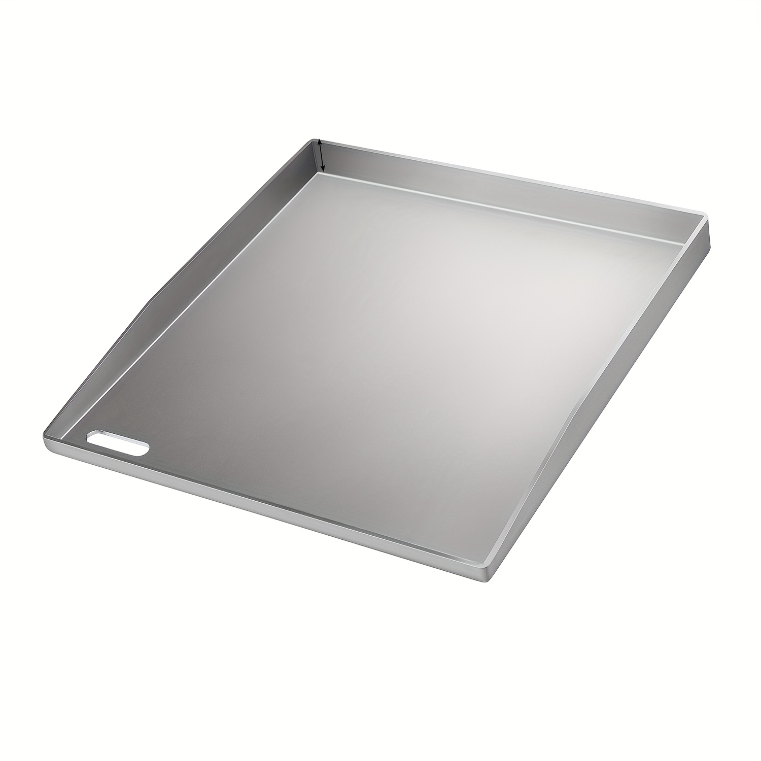 Image of Stainless Steel Grill Plate, 4mm Solid Plancha With 2 Grill Spatulas And Brush, Perfect For Gas/charcoal Grills, Ideal For Bbq, Pancakes And More!