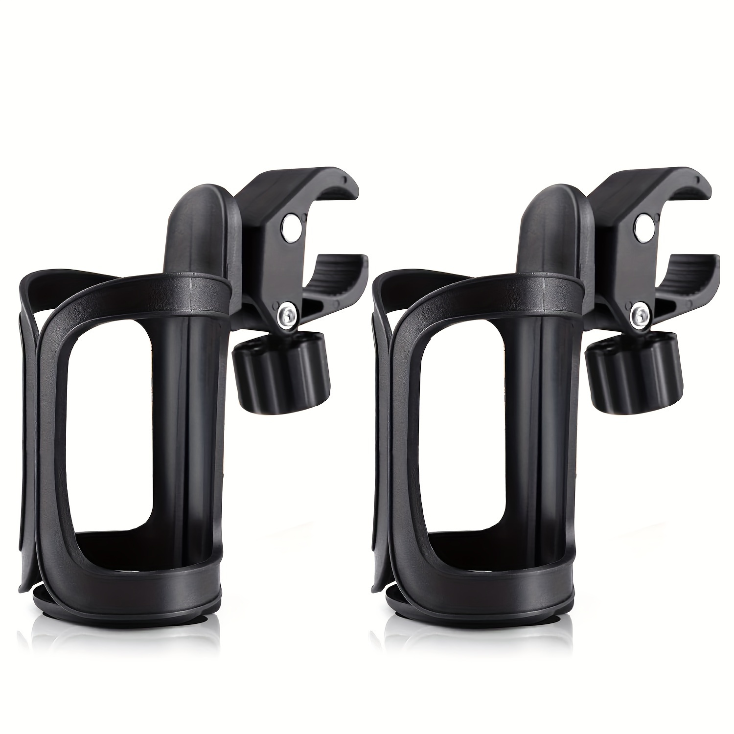 

2-pack Stroller Cup Holder, Universal Drink Holder For Bike, Stroller Or Walker (2-pack)