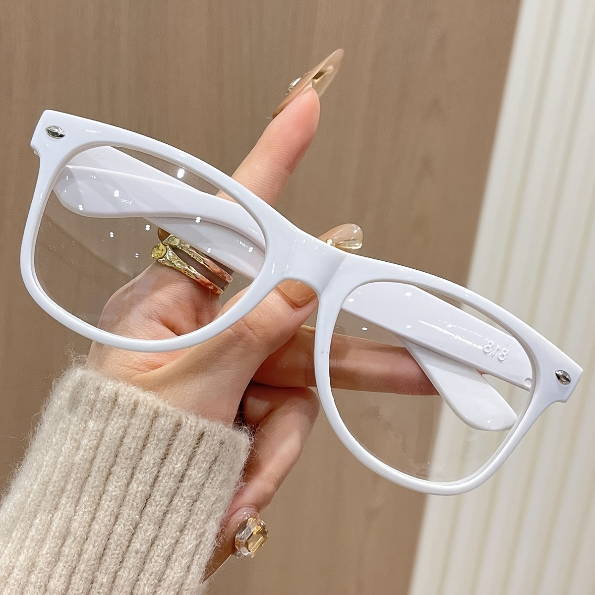 Image of 1 Pair Of Women's Glasses, Lightweight Decorative Glasses Suitable For Casual And Formal Wear, , Individual Item, A Must-have For Accessory Collectors, High-quality Lenses, Designer Style