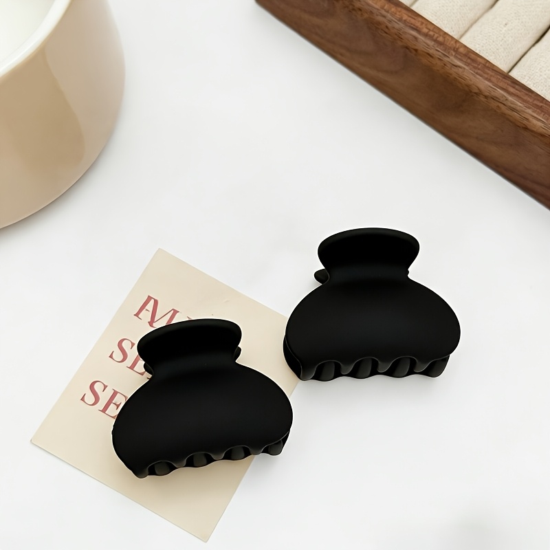 TEMU 2 piezas de pinza para el pelo tipo mate , adecuada para desplazamientos, ocasiones informales y más, con agarre , práctica y sencilla, mejora