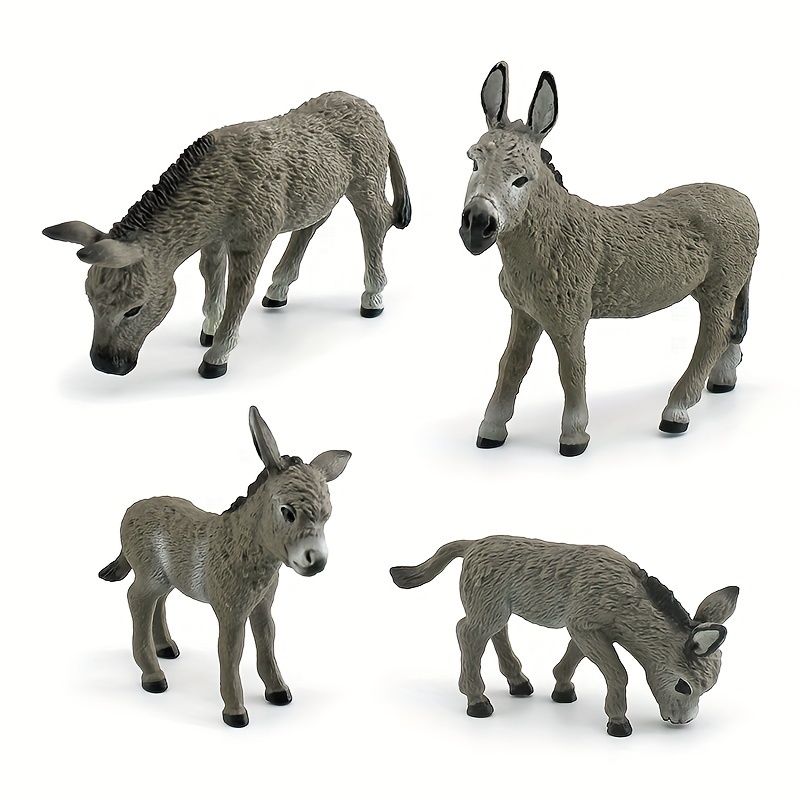 

Simulation Static Donkey Hand-made Ornaments, Puzzle Toys