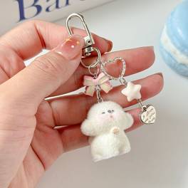 bowknot dog cute pendant phone chain pendant bag pendant suitable for daily holiday gifts