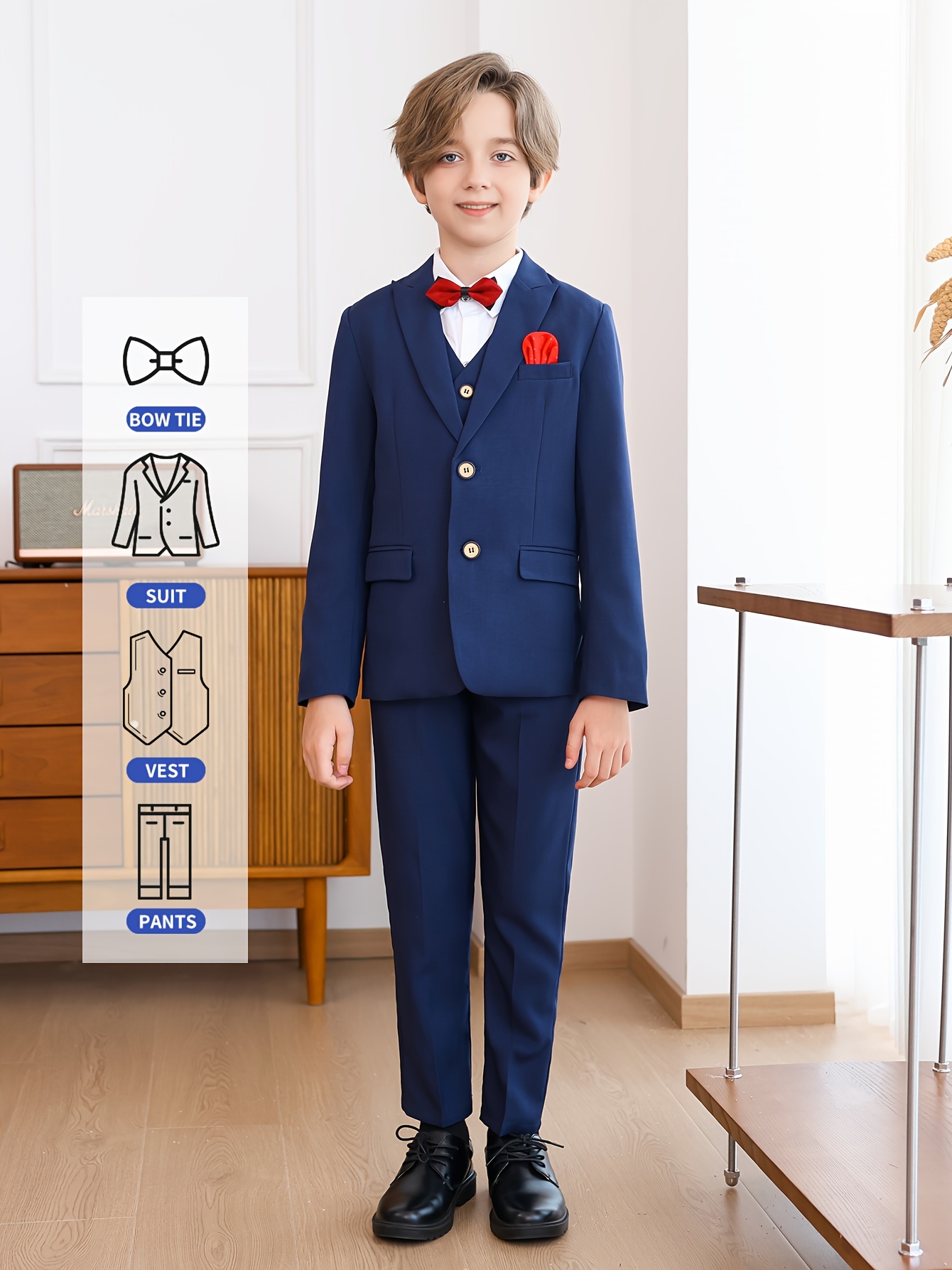 knitted tie pointed end