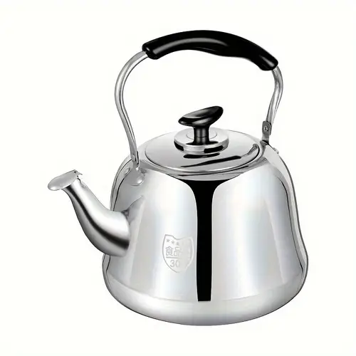 스테인리스 스틸 휘슬링 티 케틀 - 거울 마감, 접이식 손잡이, 빠른 끓음, 2l-7l 용량, 가정 및 레스토랑용