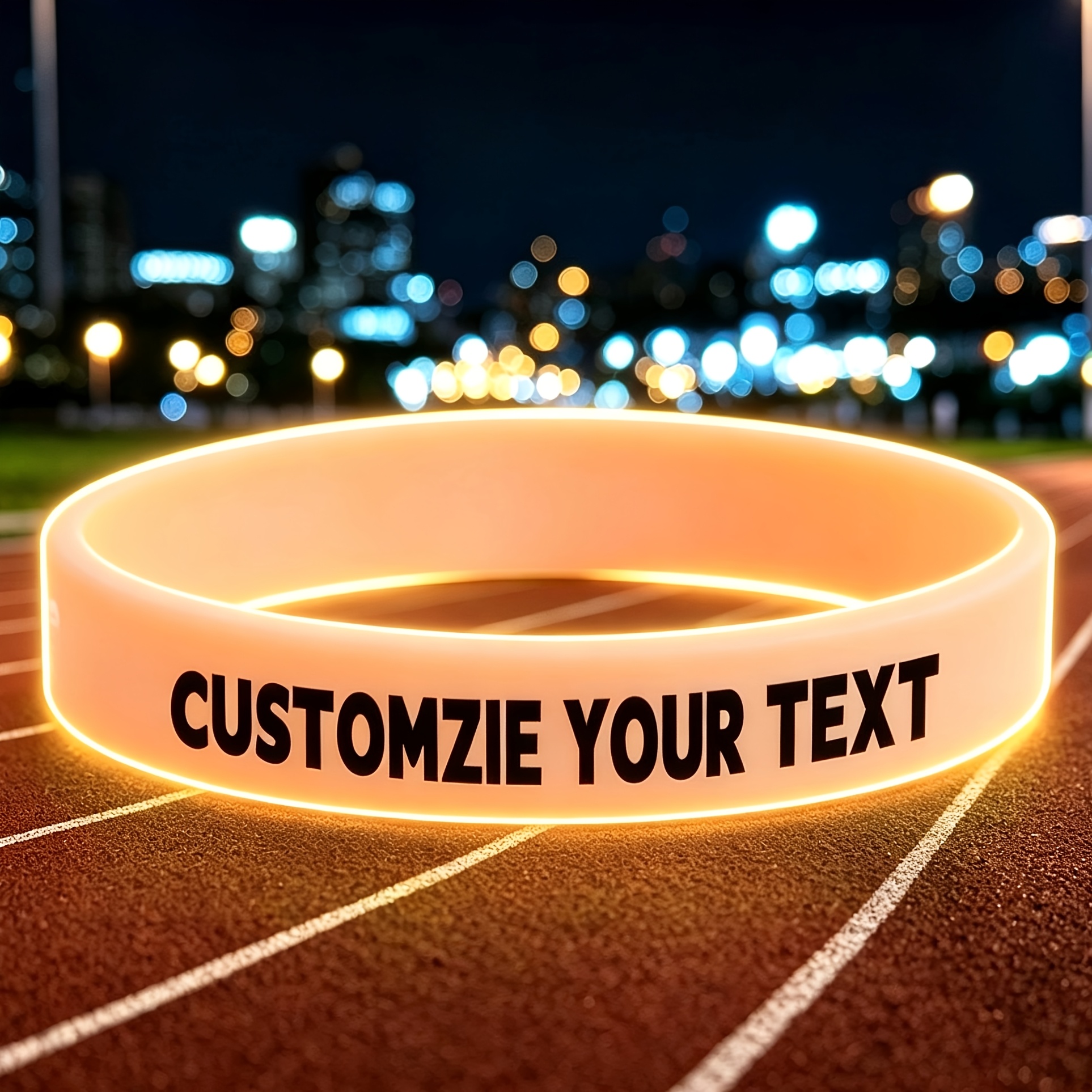 64pcs Custom Luminous Bracelets, Multifunctional for Various Occasions