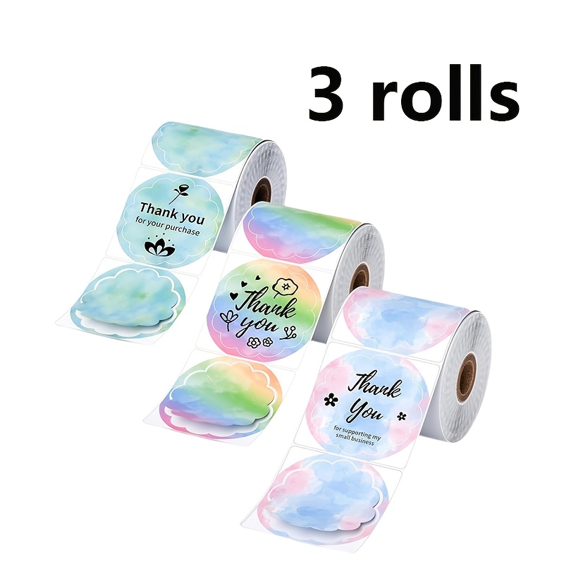 TEMU 3 Rolls Thermal Label Paper Compatible For /m110/m220/m221///n20 Printers, Genuine A42/ Refill Labels, 1.99” Roll With 140 Sheets/roll Suitable