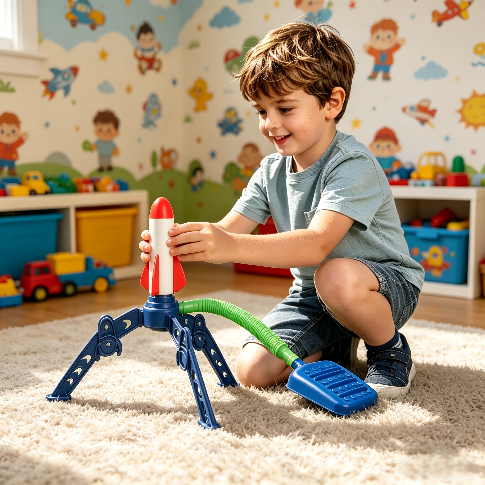 kids     pedal toy inflation     powered launcher outdoor toy Product details 4