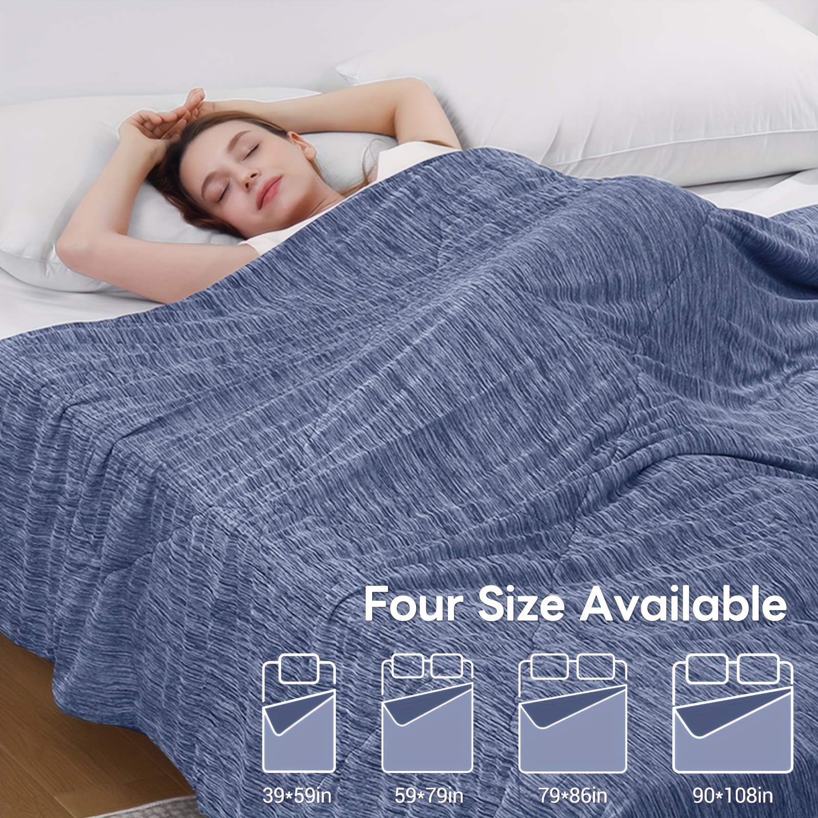 TEMU The Cooling Quilt In Sizes Including Twin, Full, Queen, And King. Featuring > 0.5 Arc-c Hill Cooling Fibers, This Is The Quilt You Can Find. Ideal For Hot