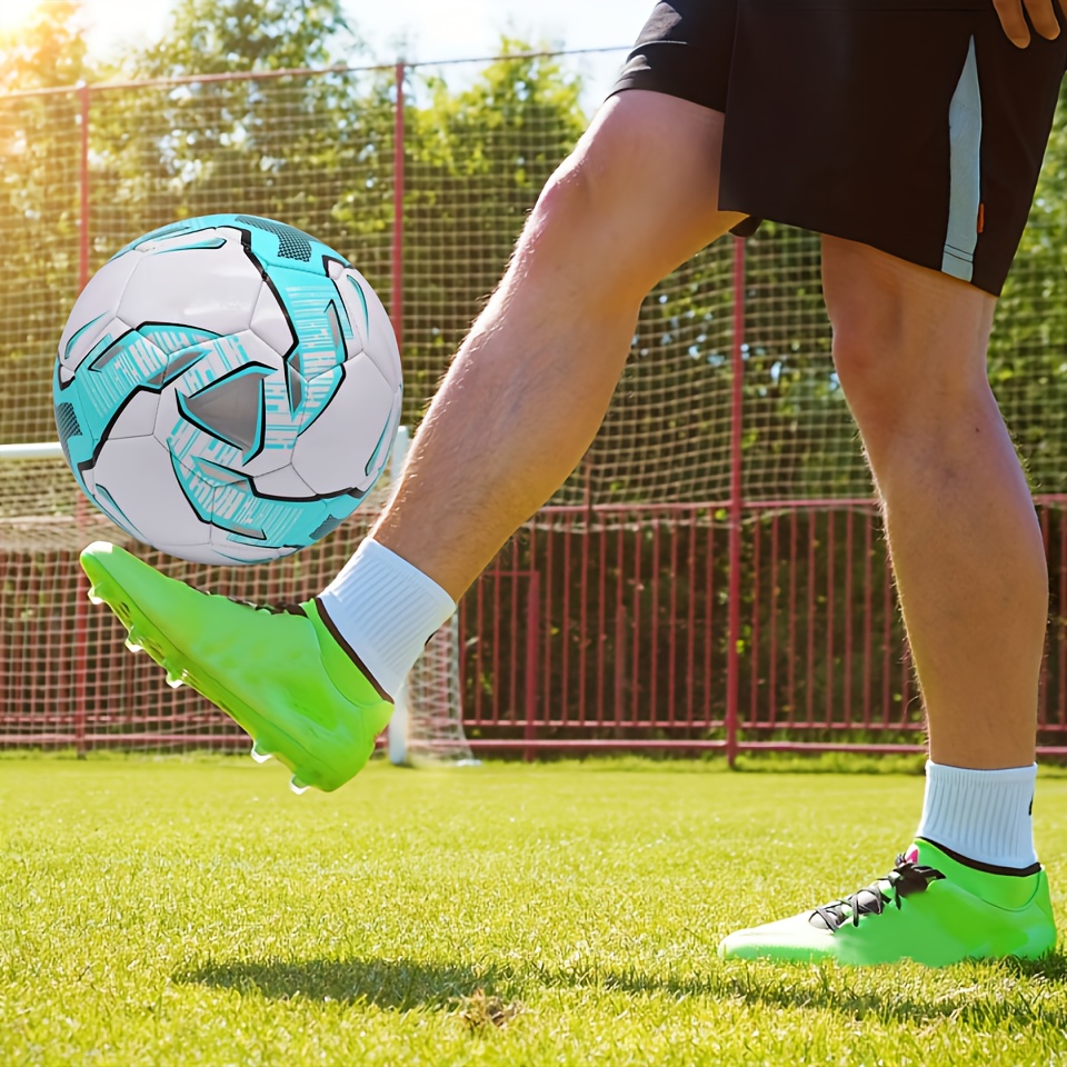 Image of 1pc High-quality Blue Outdoor Sports Football, Size 5, Suitable For Training And Competitions, Christmas/halloween/birthday Gift, Modern Football Equipment, Sport