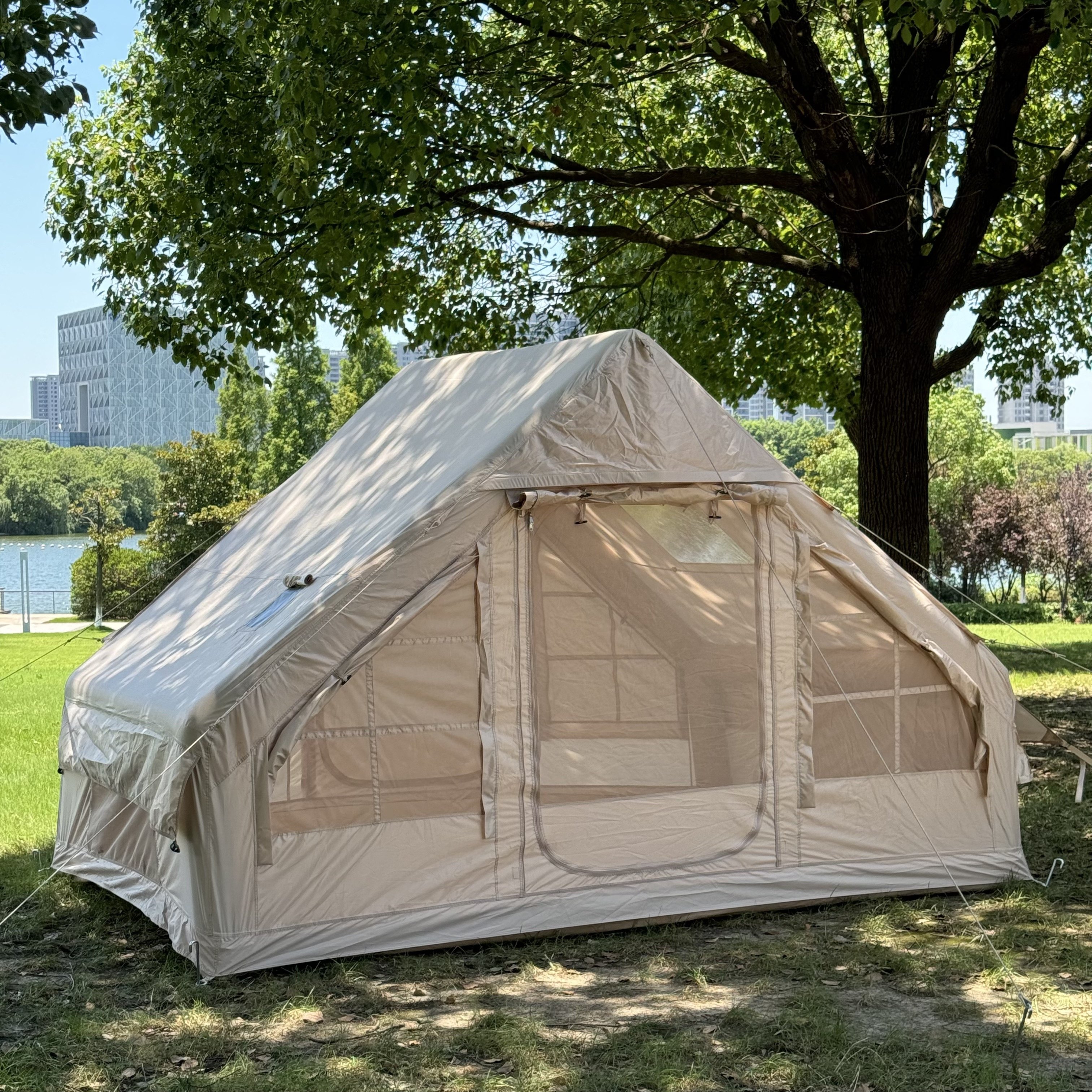 【格安saleスタート】 4-6人用の屋外用インフレータブルテント、ポンプ付き：5分で瞬時 その他