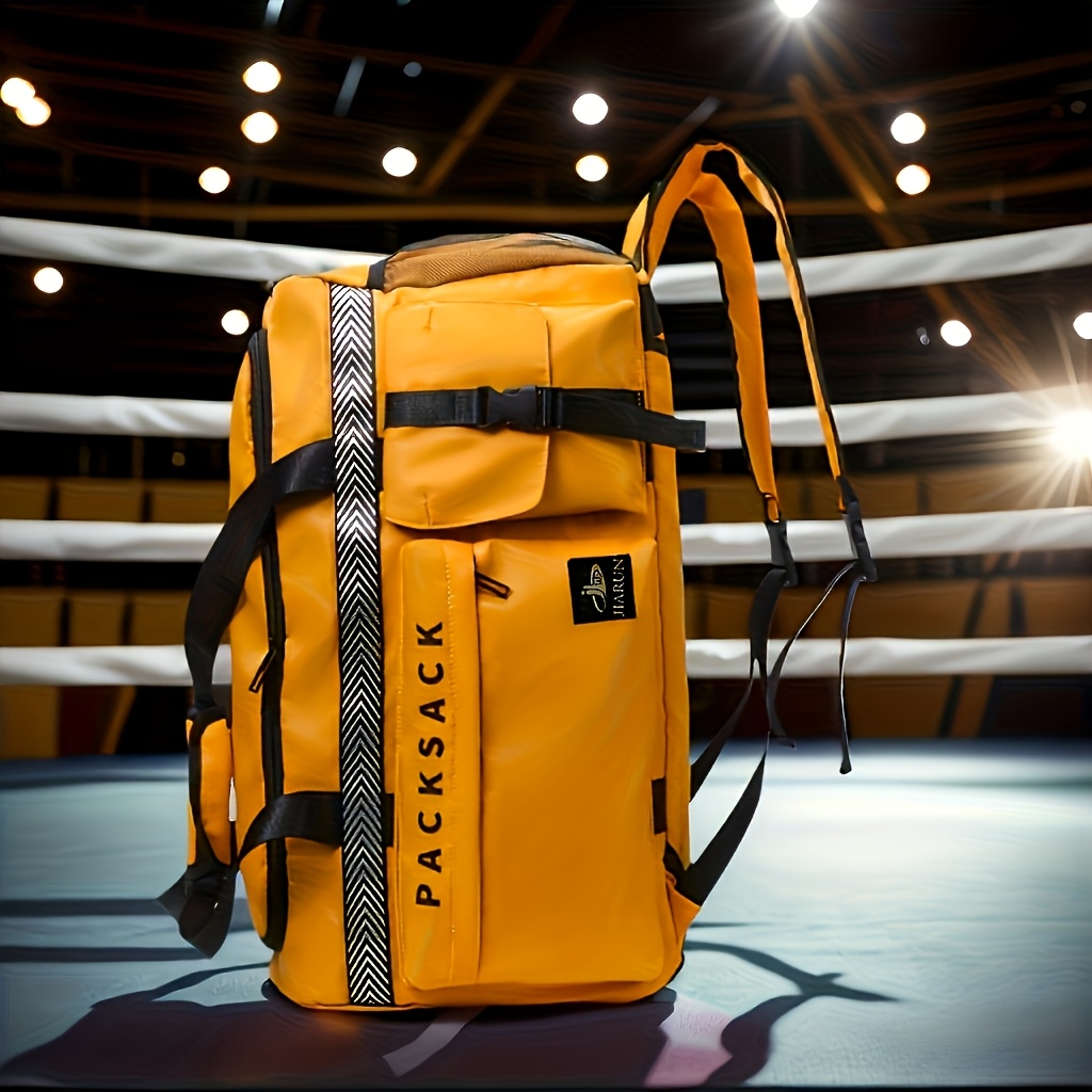 1-Pack Outdoor Gym Duffle Bag with Separate Shoe Compartment, Wet and Dry Separation, Multi-Pocket Large Capacity Travel Bag, Casual and Versatile Portable Backpack, Stylish Sporty Luggage Bag, Unisex, Suitable for Back-to-School Season