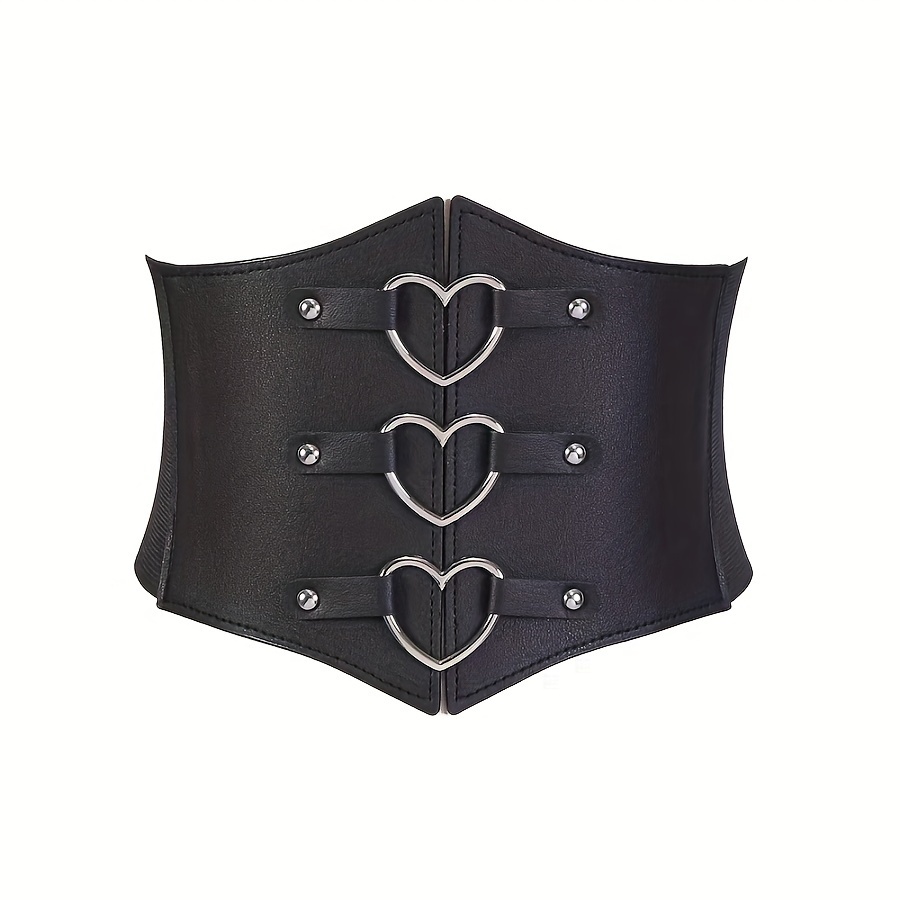 

1pc Punk Style Elastic Girdle Waistband Stylish Versatile Vintage Corset Belt Decorative Shirt Skirt For Women