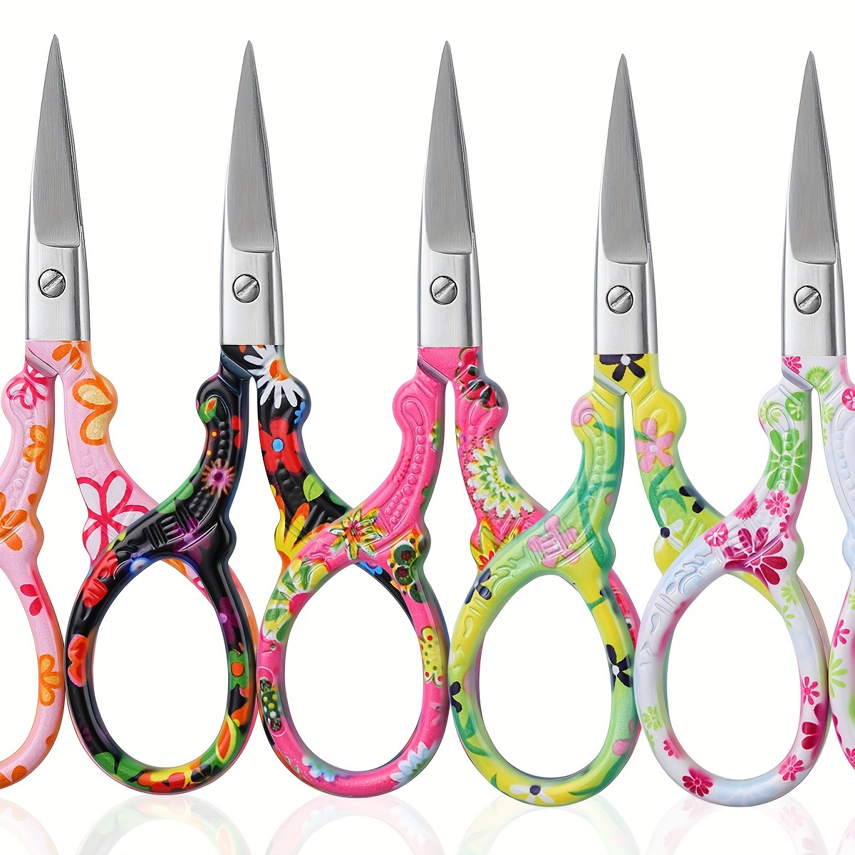 

1pc 3.58in Embroidery Scissors, Stainless Steel Stork Scissors For Sewing, Craft, Art Work & Everyday Use