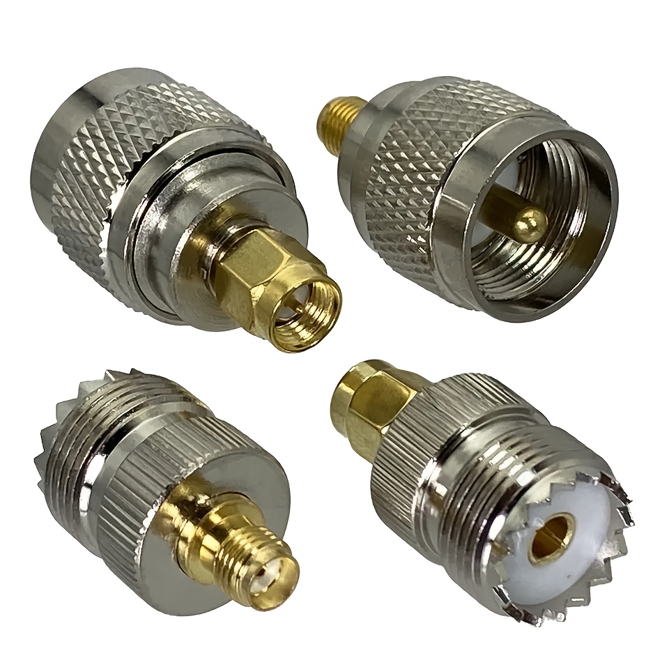 1 stuks UHF SO239 PL259 naar SMA Mannelijke Plug En Vrouwelijke Jack RF Coaxiale Adapter Connector Draad Terminals Rechte Messing