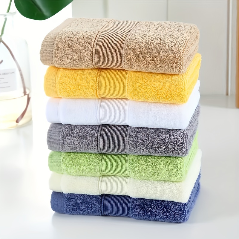 

7-piece Cotton Towel Set - & Quick-dry, Skin-friendly Bath Towels For Home Bathroom