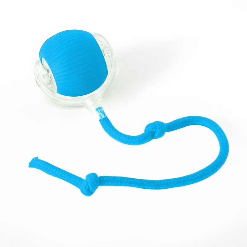 1 Cat Toy Ball With Tail Rope, Smart Rolling Ball, Automatic Cat Teaser Ball, Interactive Cat Toy Ball, Suitable For Indoor Exercise Of Large, Medium, And Small Cats