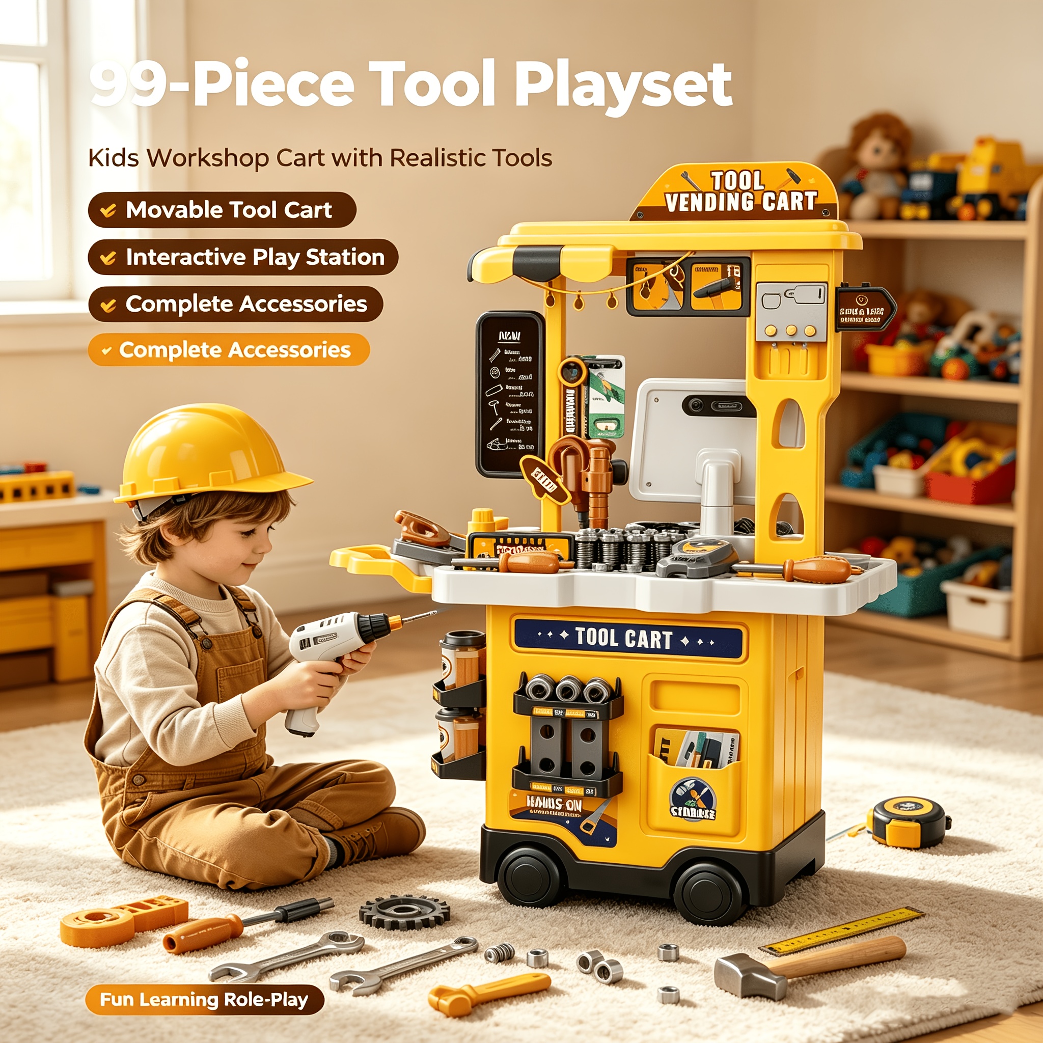 kids tool set sold on Temu United States