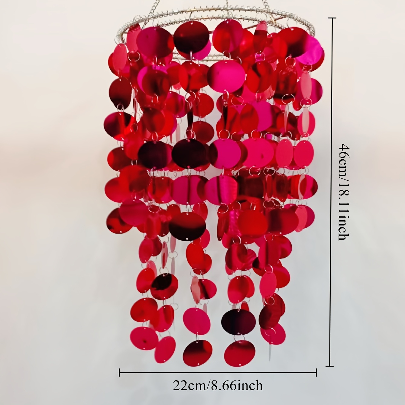 vectolum chandelier with colorful   no wiring required ideal for birthday bachelor party decorations versatile   for valentines day graduation events   vibrant chandelier plastic construction details 6