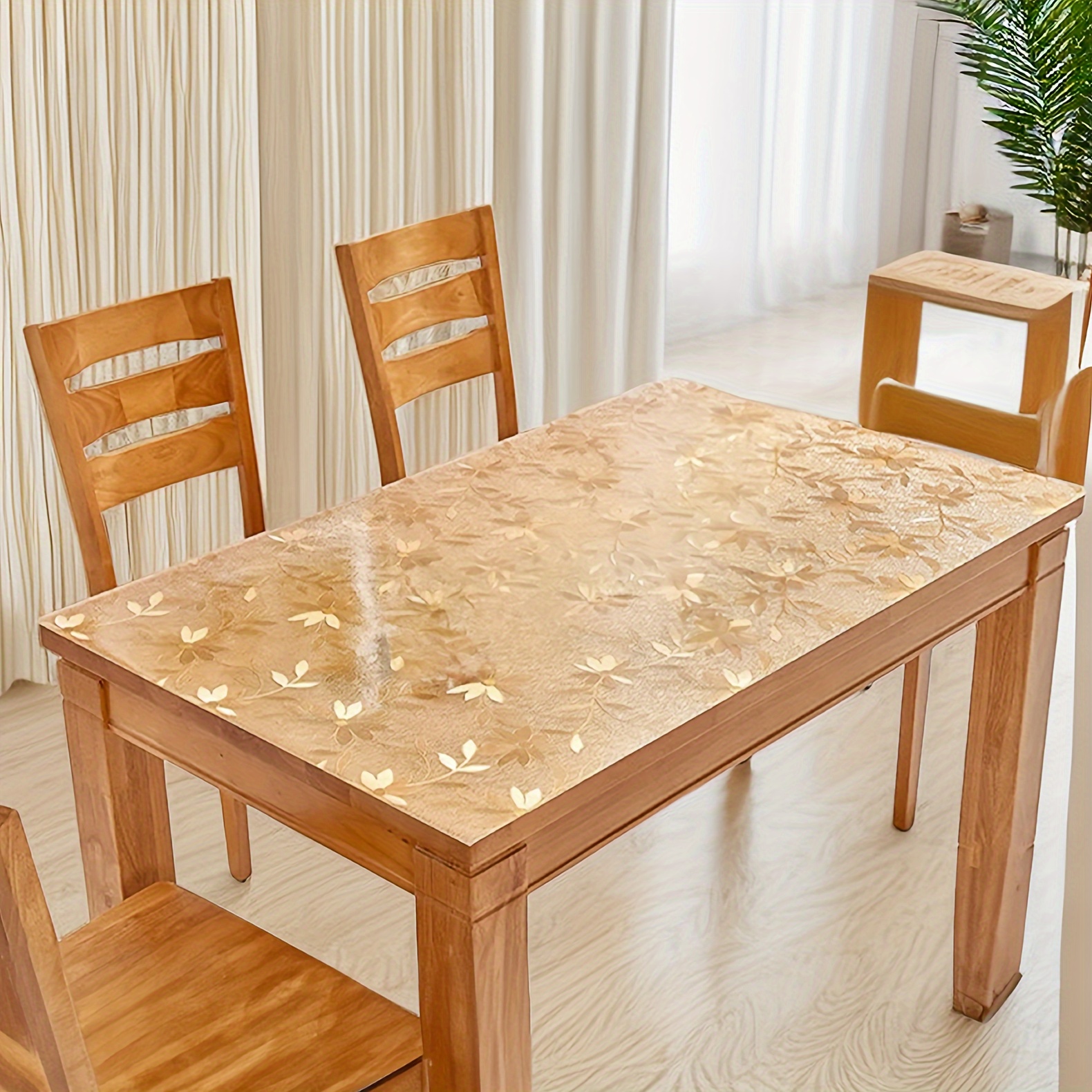 Protector de mesa redondo transparente, protector de mesa de plástico,  protector de mesa, protector de mesa, protector de mesa, transparente para  mesa