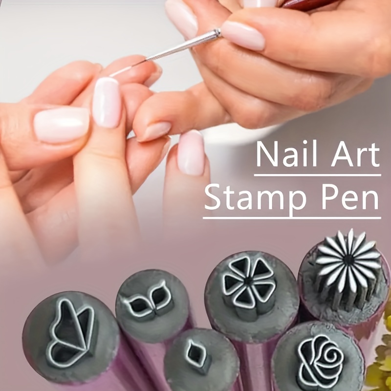 

6pcs/15pcs Nail Art Set, Easy-to-use Nail Graffiti Tool, , Ladies Diy Nail Art Tool