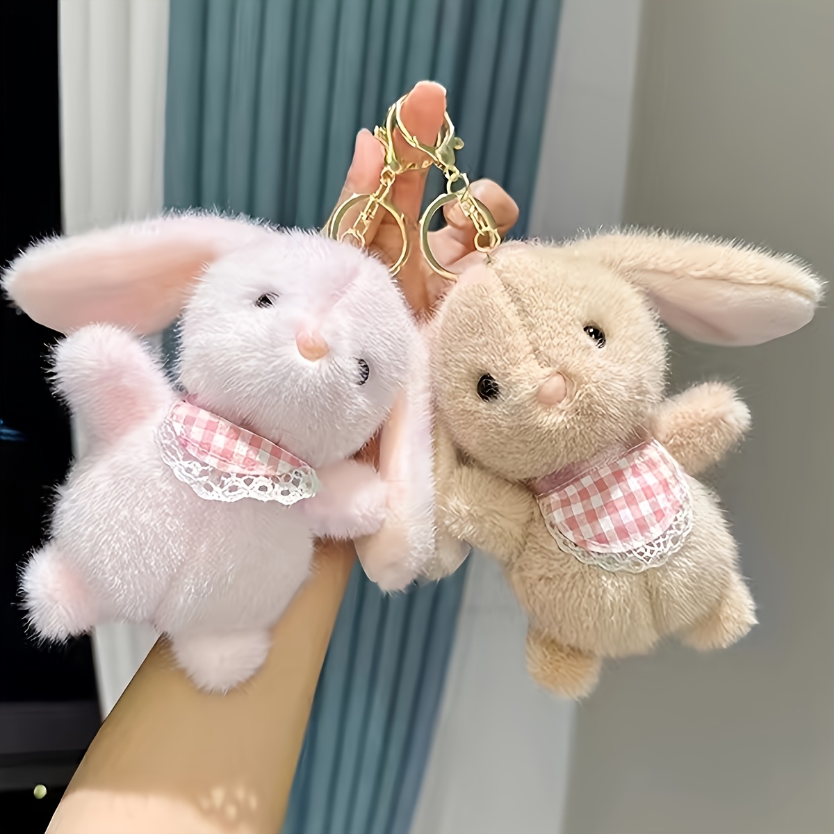 Stuffed bunny keychain online