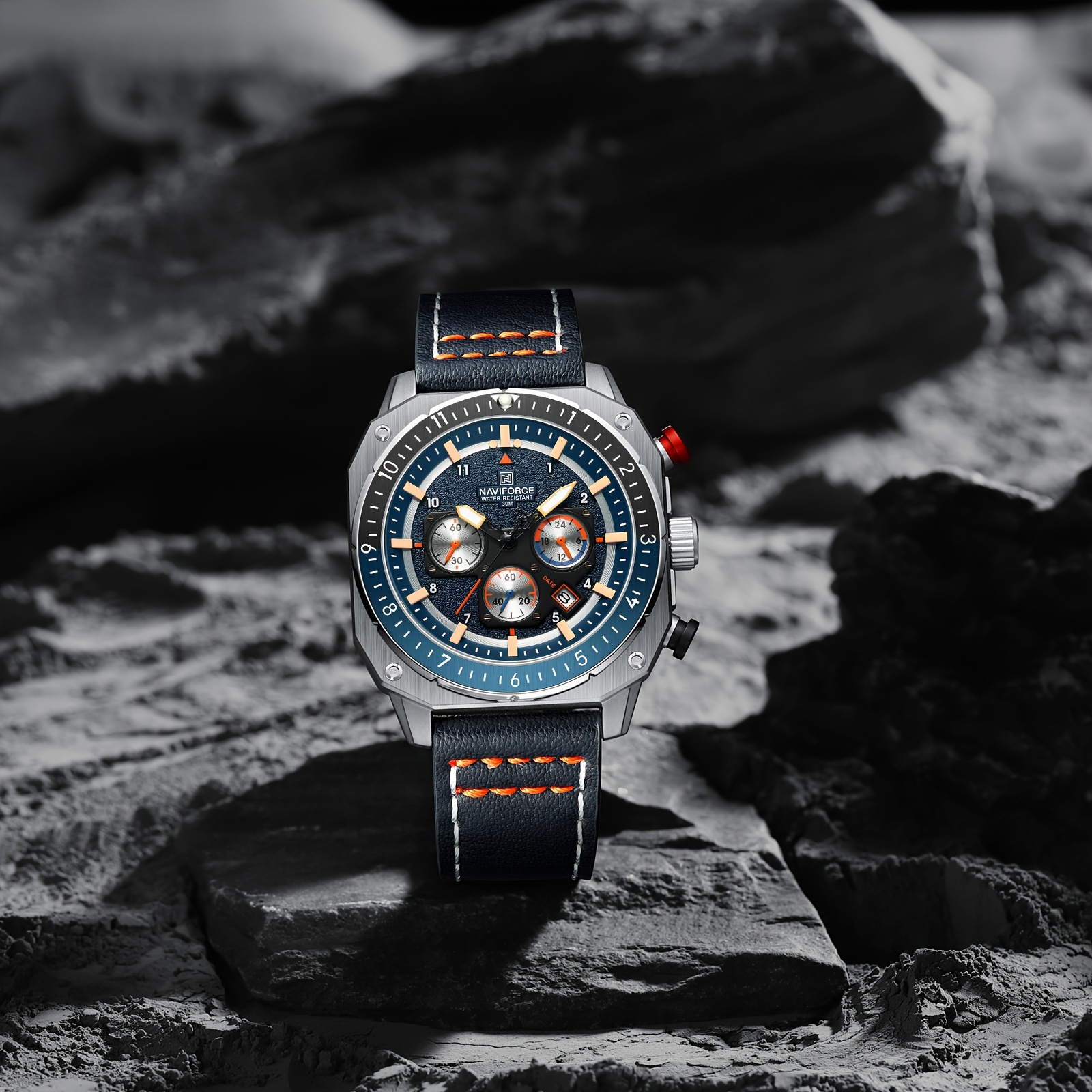 new multi functional belt quartz watch mens casual fashion sports watch 2