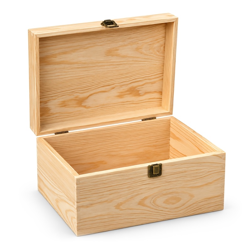 wooden box sold on Temu United States