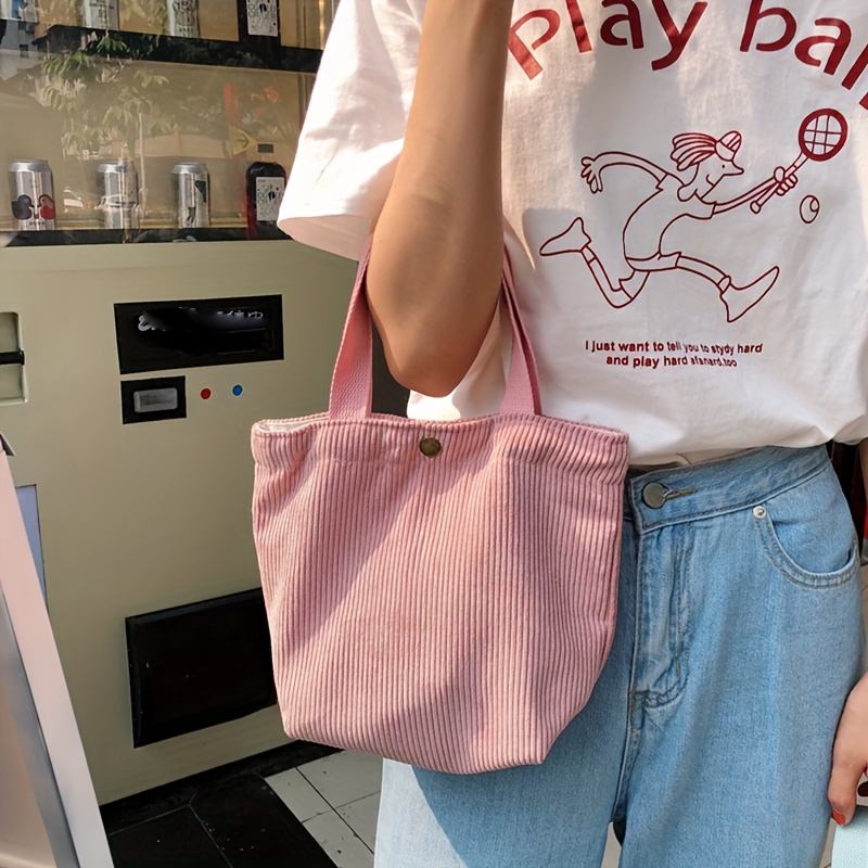 Image of Stylish Tote Bag For Women - Polyester Lined, Hand Washable - Perfect For Shopping And Everyday Use, Multi-colored Lunch Bag, Lunch Box Bag (non-food Contact)