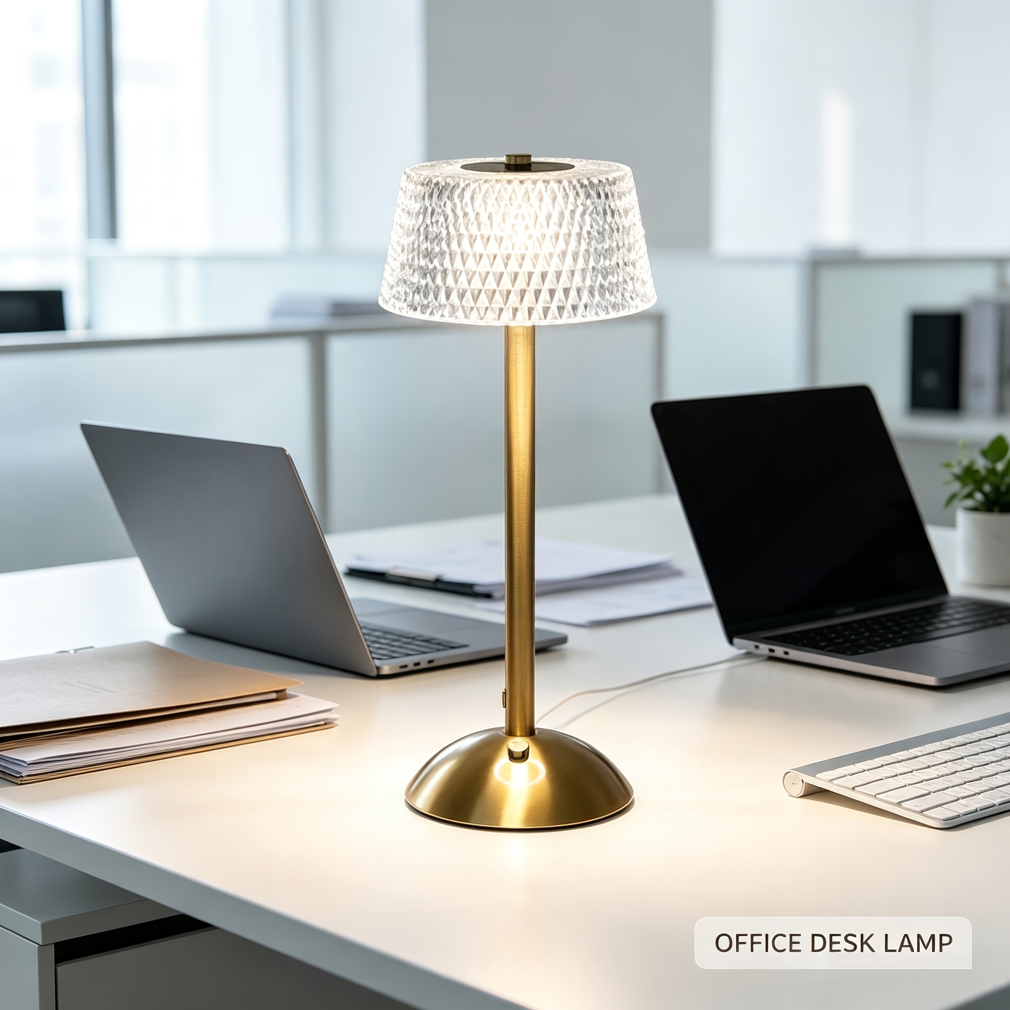 LED Touch-Control Desk Lamp with 3 Color Temperatures