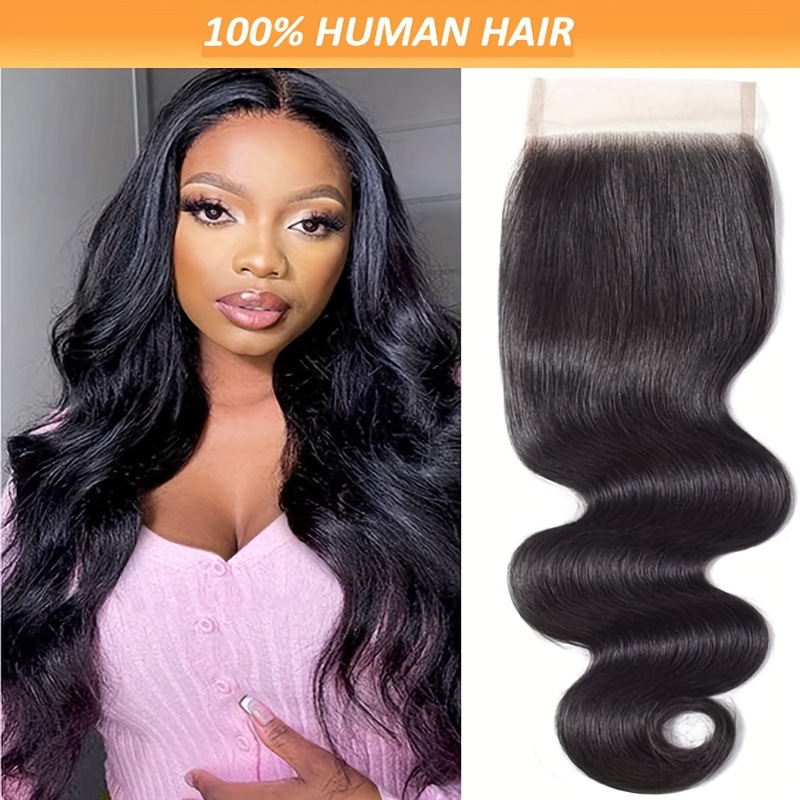 

Body Wave Lace Front Wig Closure For Women - Pre- 4x4 Human Hair, 12 Inch, Glueless Free Part, Versatile For Tones