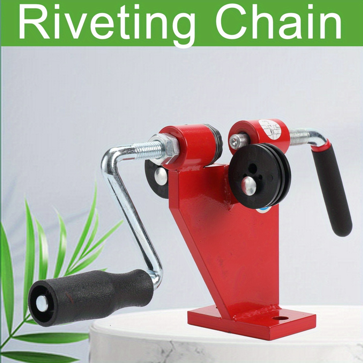 Image of Heavy-duty Manual Chainsaw Chain Breaker & Rivet Spinner - Portable Repair Tool Suitable For Most Chainsaw Chains, Metal Chainsaw Maintenance With Sturdy Base & Grip For -the- (outdoor Tool)