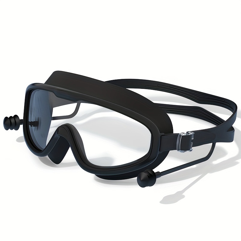 

Unisex Large Frame Swimming Goggles, Waterproof Anti-fog Swimming Goggles