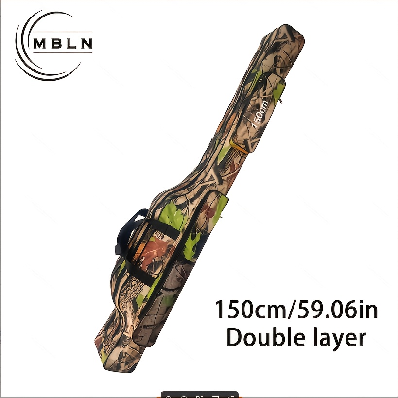 Double-layer 130cm & 150cm Fishing Backpack, Portable Foldable Bait Storage And Fishing Tool Organizer
