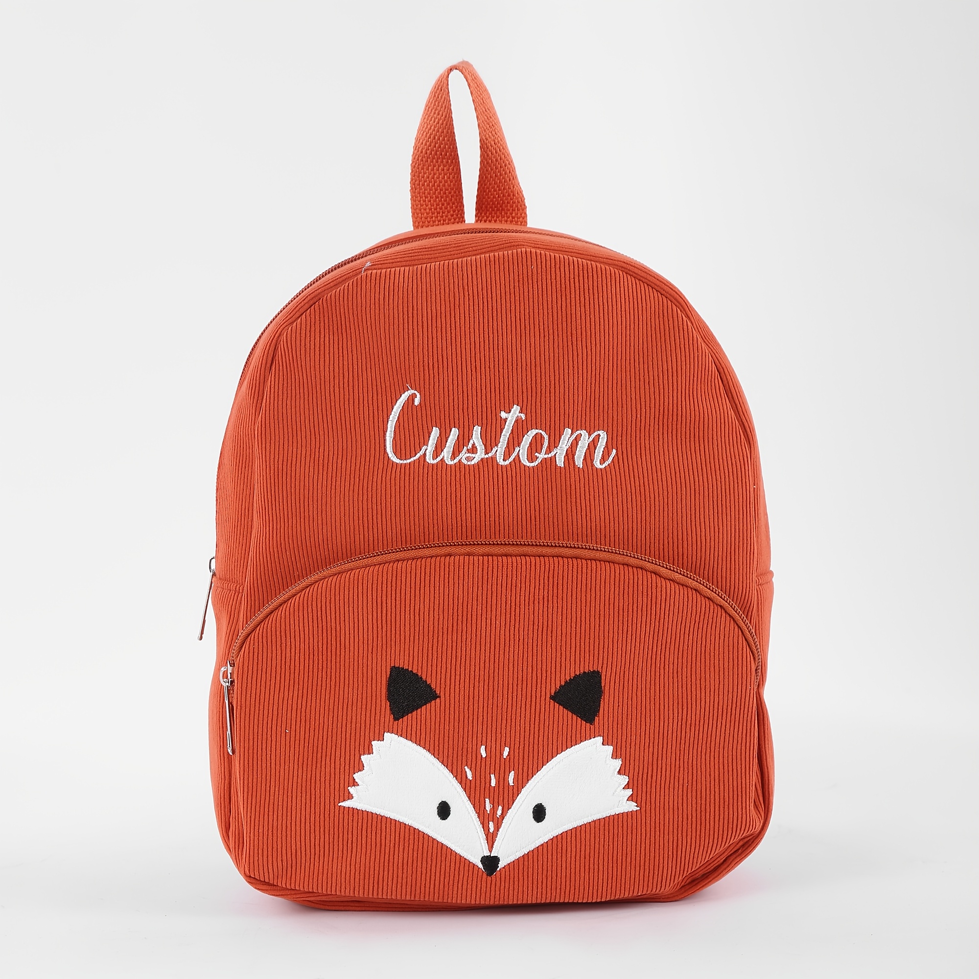 TEMU 1 Geborduurde Gepersonaliseerde Corduroy Knuffelbeer Rugzak, met Naamaanpassing, Geschikt voor Feestdagcadeaus en Verjaardagscadeaus