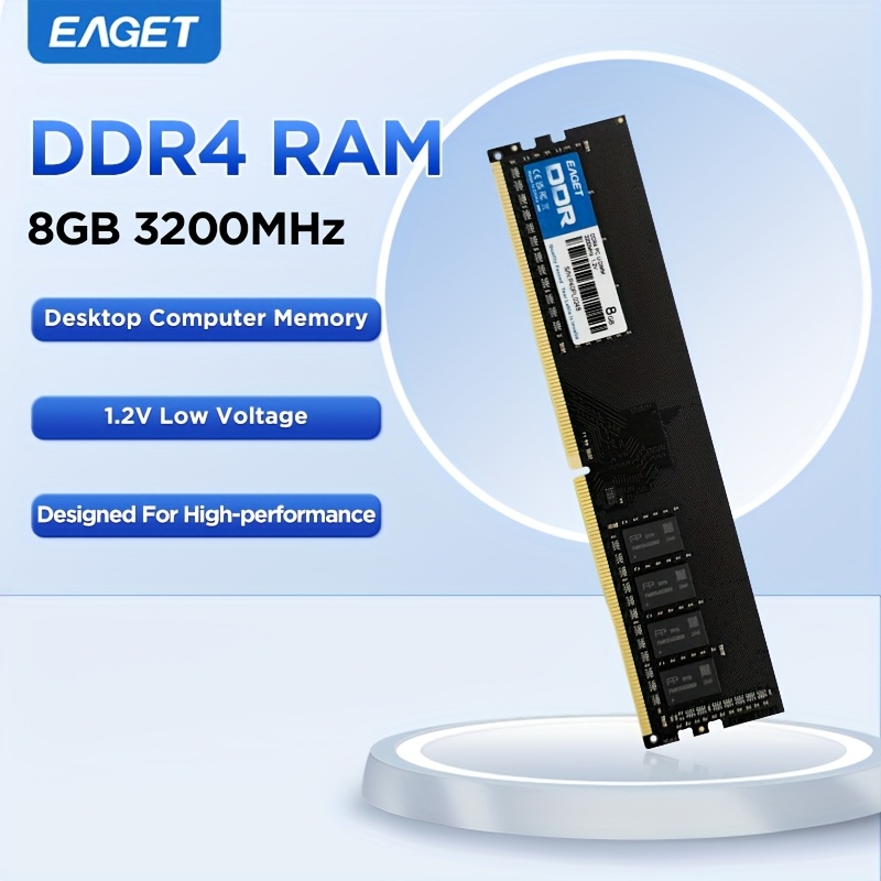 

8gb/16gb Eaget Ddr4 3200mhz , 1.2v Udimm Desktop Memory, High-performance, Low Voltage, For Compatible With &