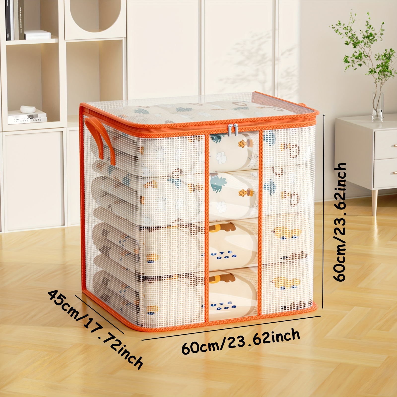 Extra Large Vertical Storage Bag with Reinforced Handles