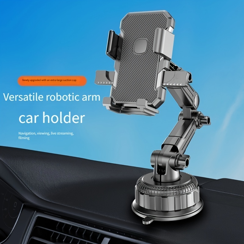 TEMU New In - Car Suction - Cup - Type Center Console Mobile Phone Car Mount With Earthquake - Resistant Fixed Support For Large Trucks' Navigation