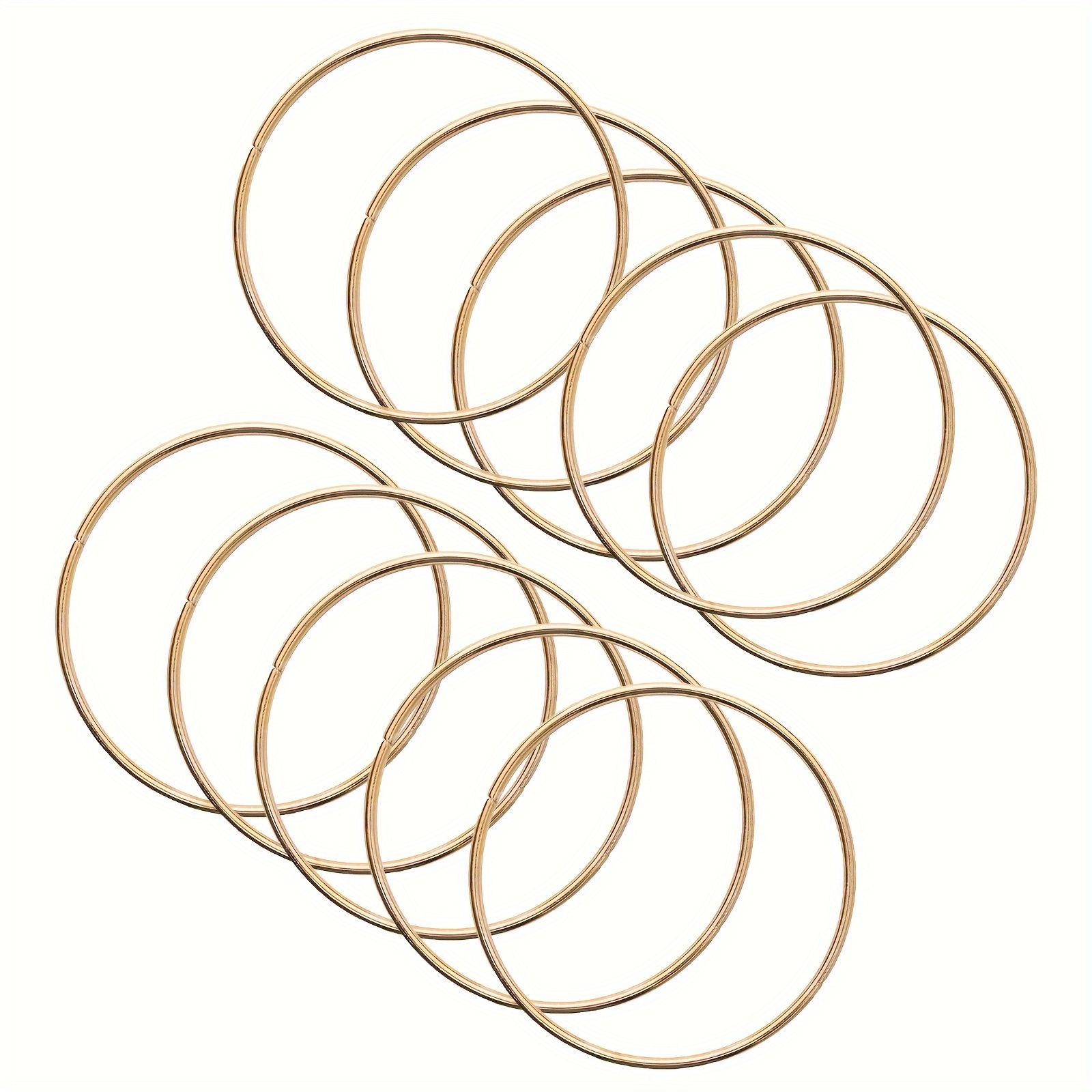Metal Rings for Crafts 1 inch Small Metal Ring 1 inch 30Pcs Stainless Steel  Welded 4mm Thick Heavy Duty Metal O Ring Macrame Rings for DIY Hardware