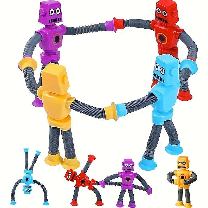 random colors and styles 2 4 8 15pcs deformable   suction cup toys suitable for party party supplies novelty toys   car bathroom halloween thanksgiving day christmas easter gift