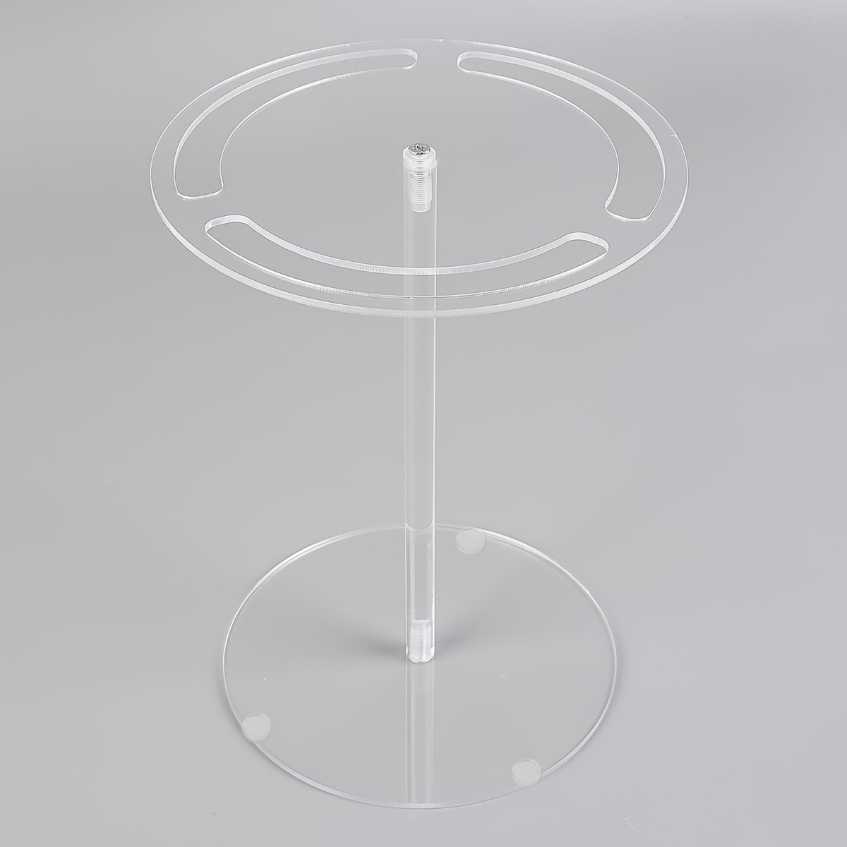 1pc Transparent Acrylic 360° Rotatable Eyeglass & Fashion Glasses Organizer - Space- Circular Countertop Holder, For Home/office Storage
