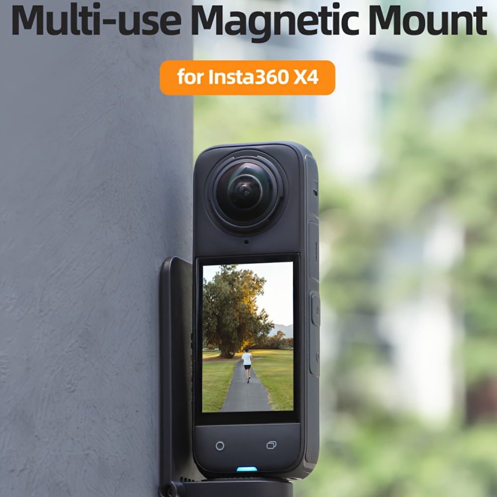 

Sunnylife X4 Magnetic Mount Base With Adjustable Handheld Grip - Rotatable Plastic Camera Mount For Outdoor Sports, Vlogging, Live Streaming, Time-lapse Photography