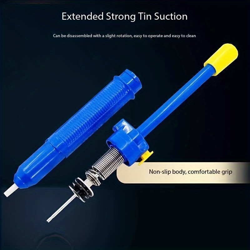 

Jl-108 Large Suction Desoldering Tool, Abs Material, Uncharged, Non-slip Ergonomic Handle, Easy , Repair Kit For Electronics